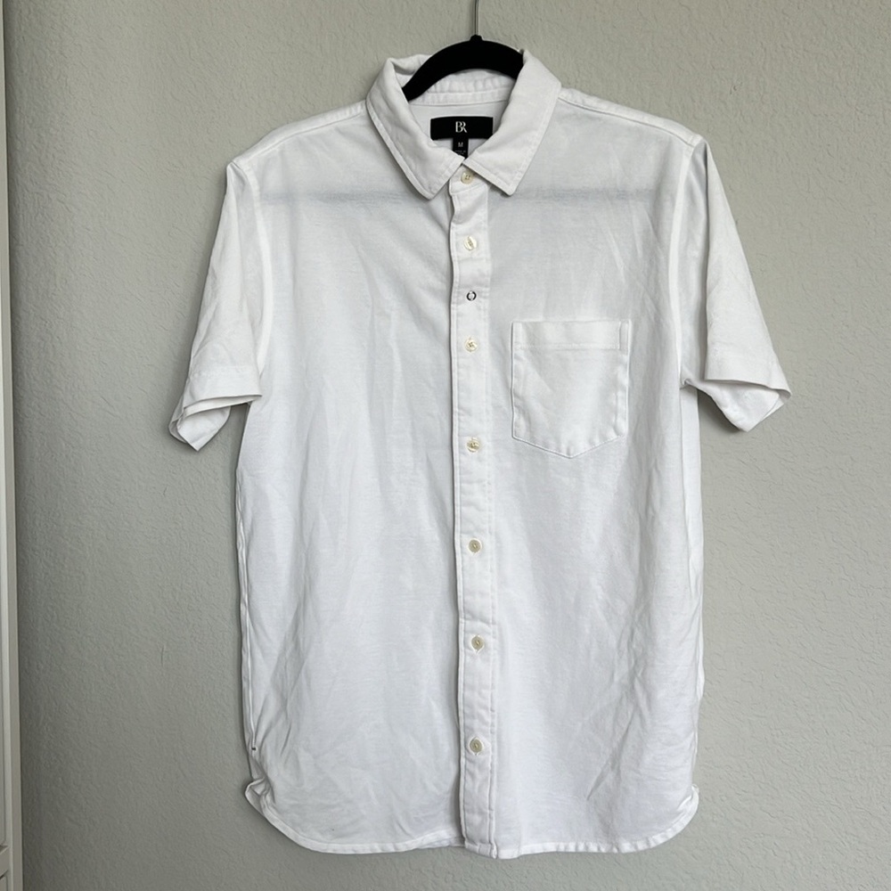 Banana Republic White Button Up Casual Shirt